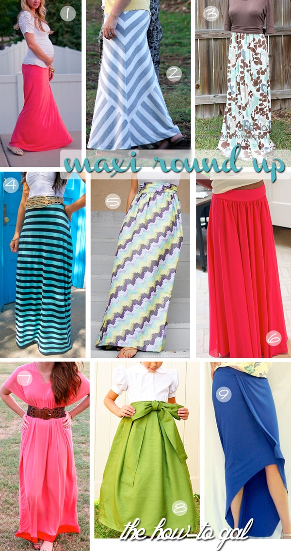 Blast from the Past – Easy DIY Maxi Skirt
