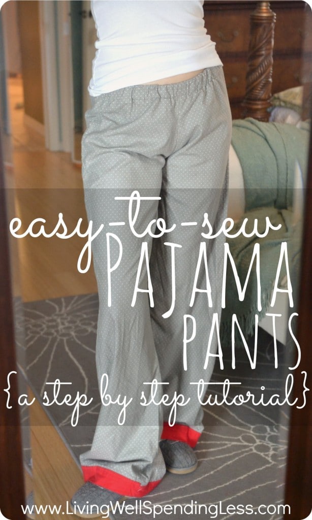 Great DIY Project for Beginners – Easy to Sew Pajama Pants