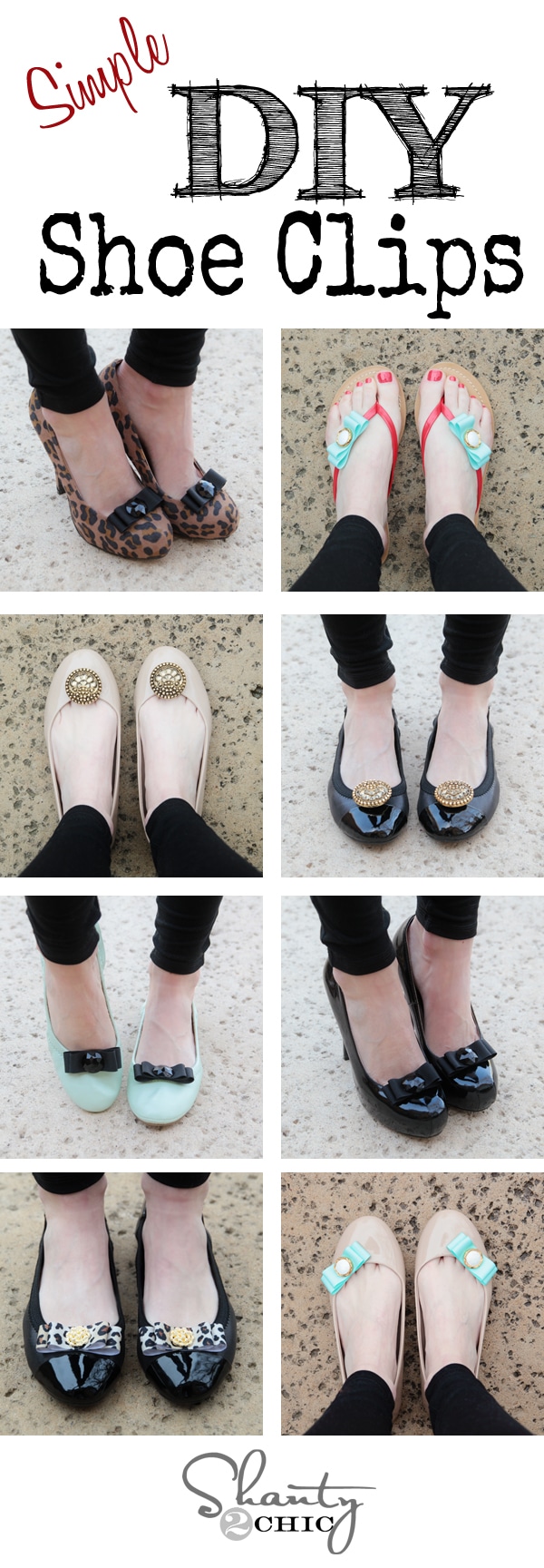 Create the Perfect Shoes for Any Occasion with These Great DIY Shoe Clips