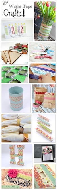 Awesome Collection of DIY Washi Tape Crafts