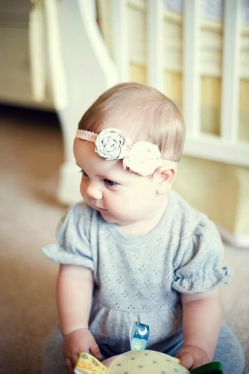 DIY Baby Headband - Top 28 Most Adorable DIY Baby Projects Of All Time
