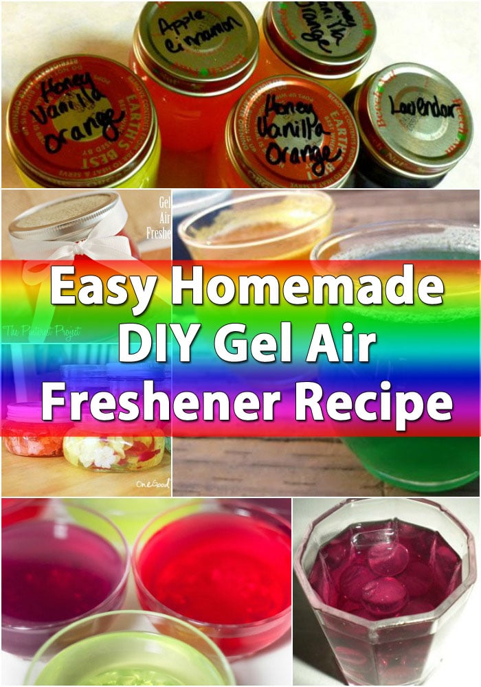 Easy Homemade DIY Gel Air Freshener Recipe