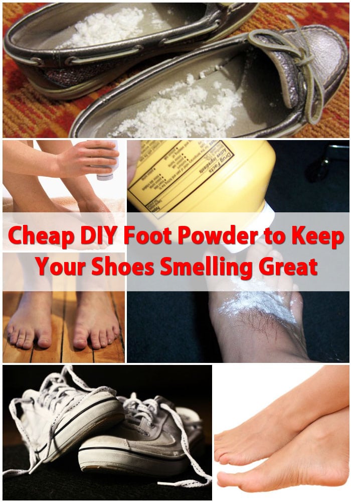 Cheap DIY Foot Powder to Keep Your Shoes Smelling Great