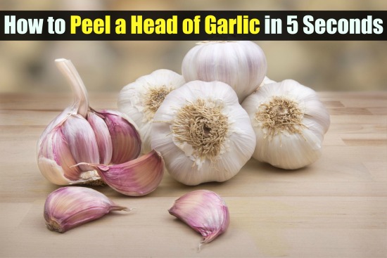 Great Cooking Tip – How to Peel a Head of Garlic in 5 Seconds