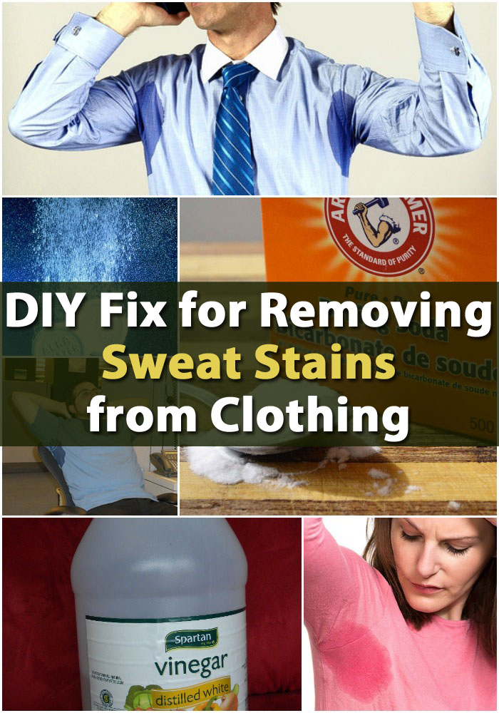 DIY Fix for Removing Sweat Stains from Clothing