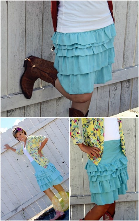 DIY Ruffle Equation Skirt Step by Step Instructions - Top 15 Summer Ready DIY Skirts With Free Patterns and Instructions