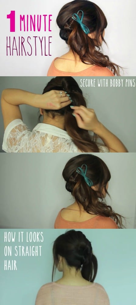 Beautiful Hairstyle for Any Occasion that You Can Do In Just 1 Minute