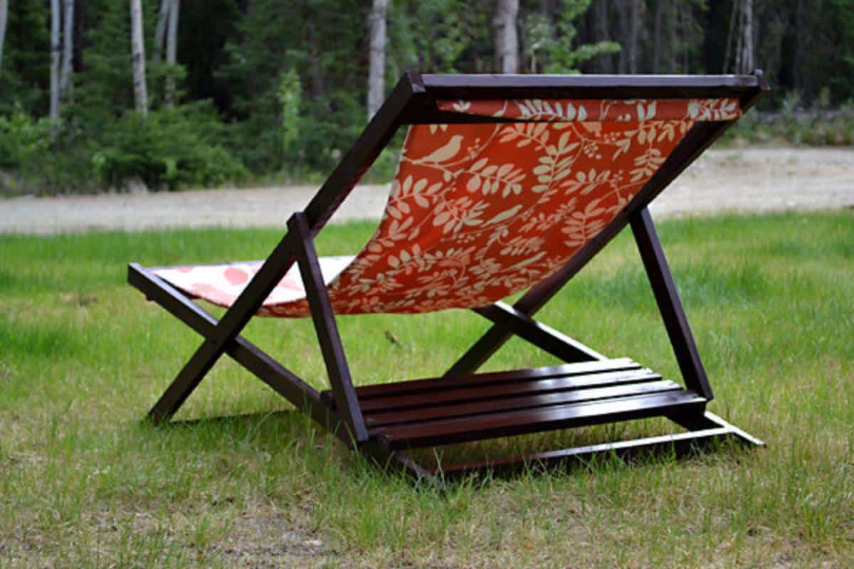 DIY Wood Folding Beach chair.