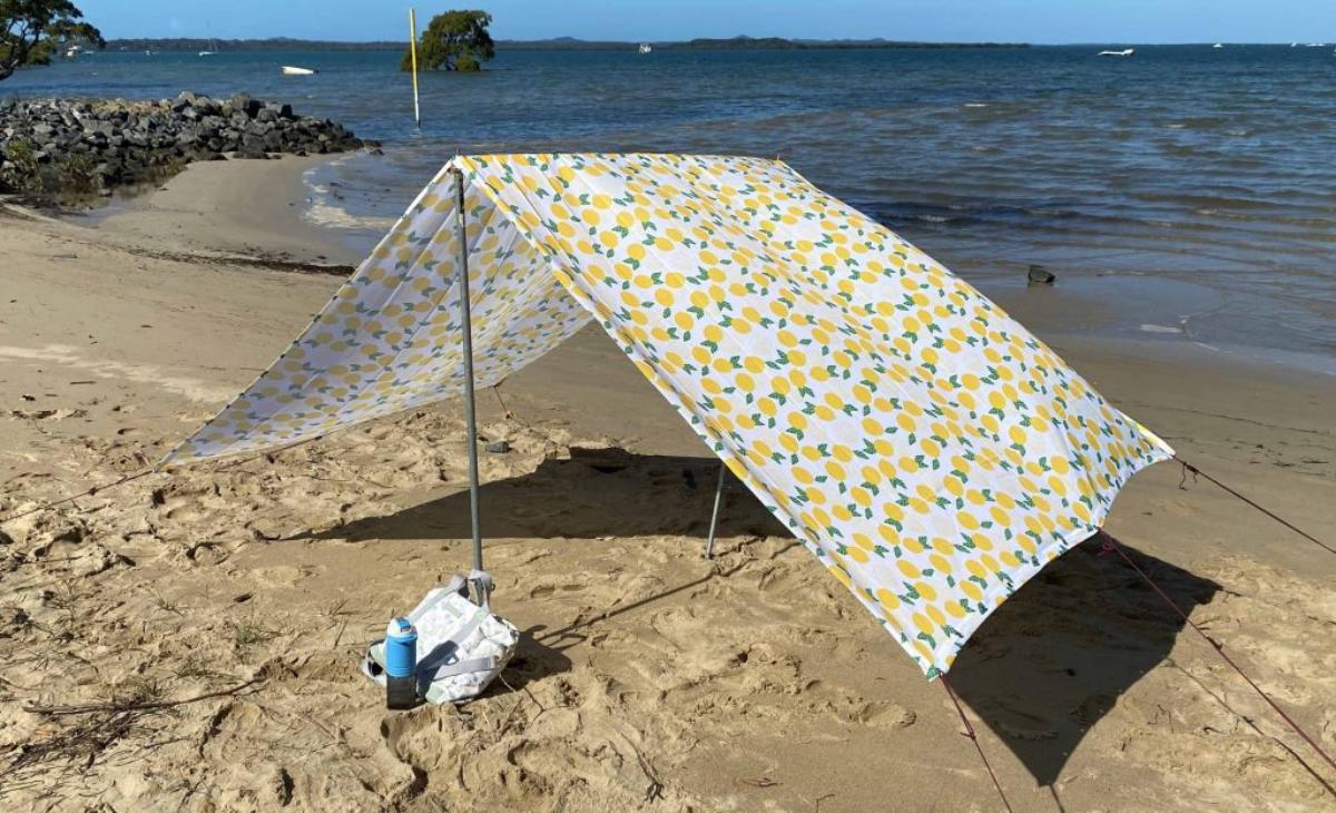 DIY Beach Tent