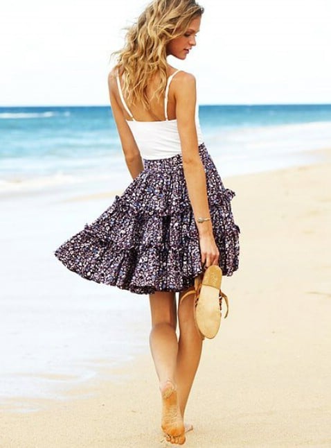 DIY XOX Skirt Step by Step Instructions - Top 15 Summer Ready DIY Skirts With Free Patterns and Instructions