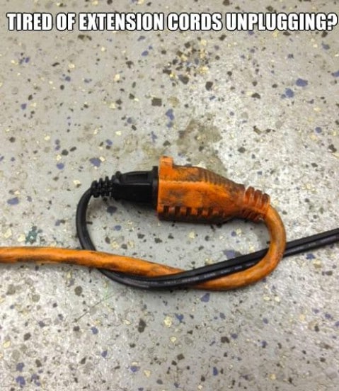 Extension cords - Top 68 Lifehacks and Clever Ideas that Will Make Your Life Easier