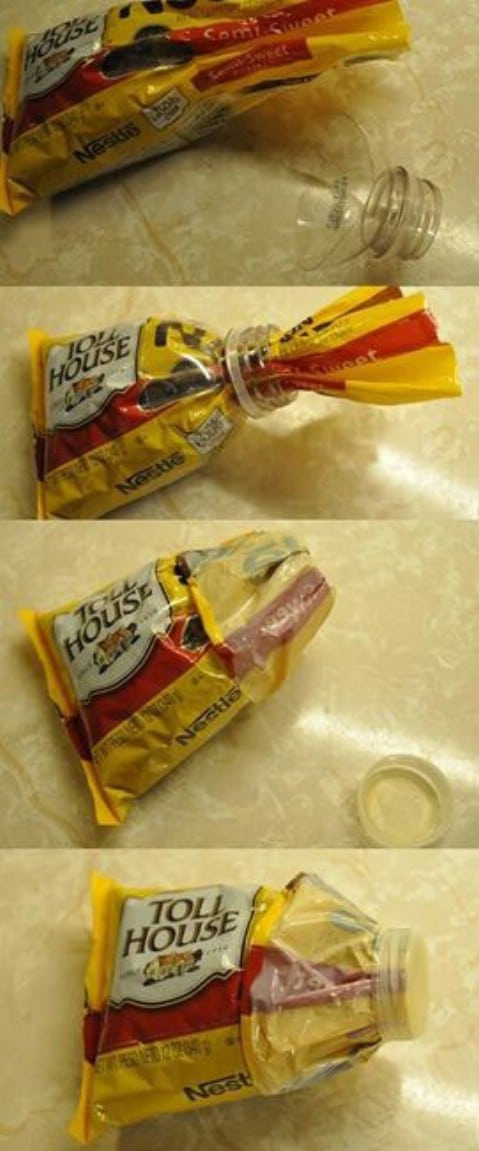 Close bags lifehack - Top 68 Lifehacks and Clever Ideas that Will Make Your Life Easier