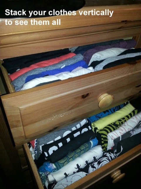 Clothing organization lifehack - Top 68 Lifehacks and Clever Ideas that Will Make Your Life Easier