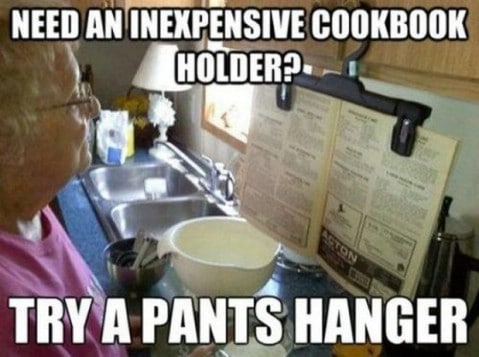 Cookbook holder - Top 68 Lifehacks and Clever Ideas that Will Make Your Life Easier