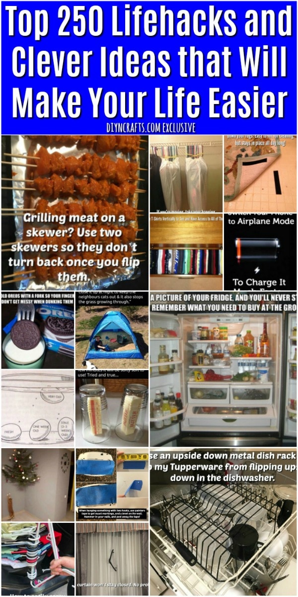Top 250 Lifehacks And Clever Ideas That Will Make Your Life Easier Diy And Crafts