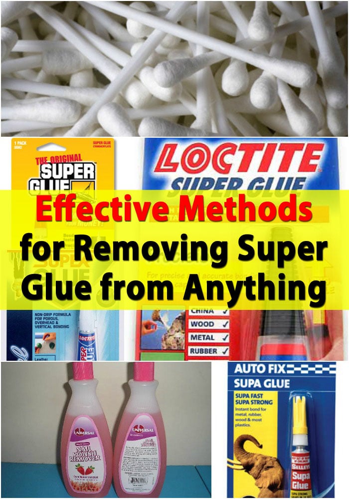 Effective Methods for Removing Super Glue from Anything