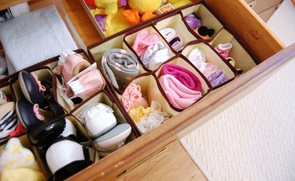 Organizing Dresser Drawers - 150 Dollar Store Organizing Ideas and Projects for the Entire Home