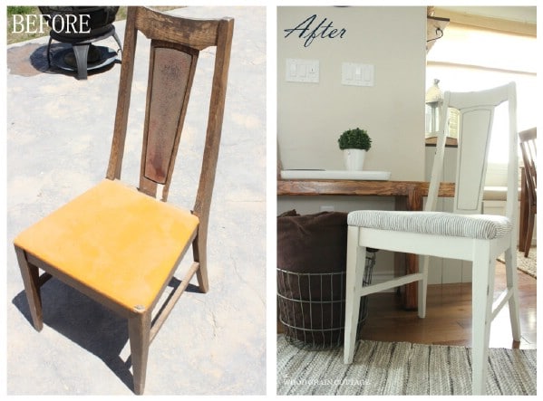 $3 Thrift Store Chair - Top 60 Furniture Makeover DIY Projects and Negotiation Secrets