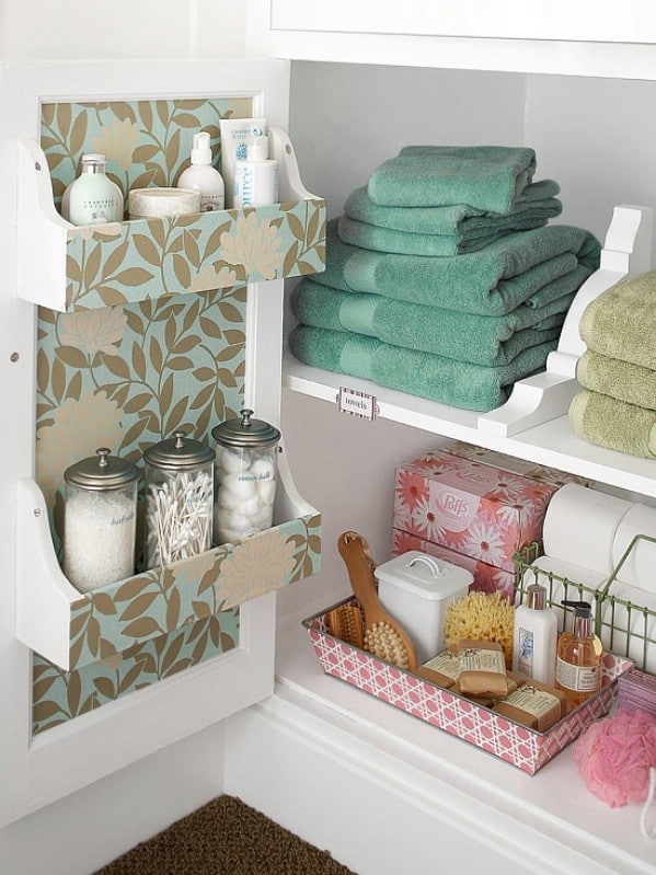 Organize This: Linens! - 30 Brilliant Bathroom Organization and Storage DIY Solutions