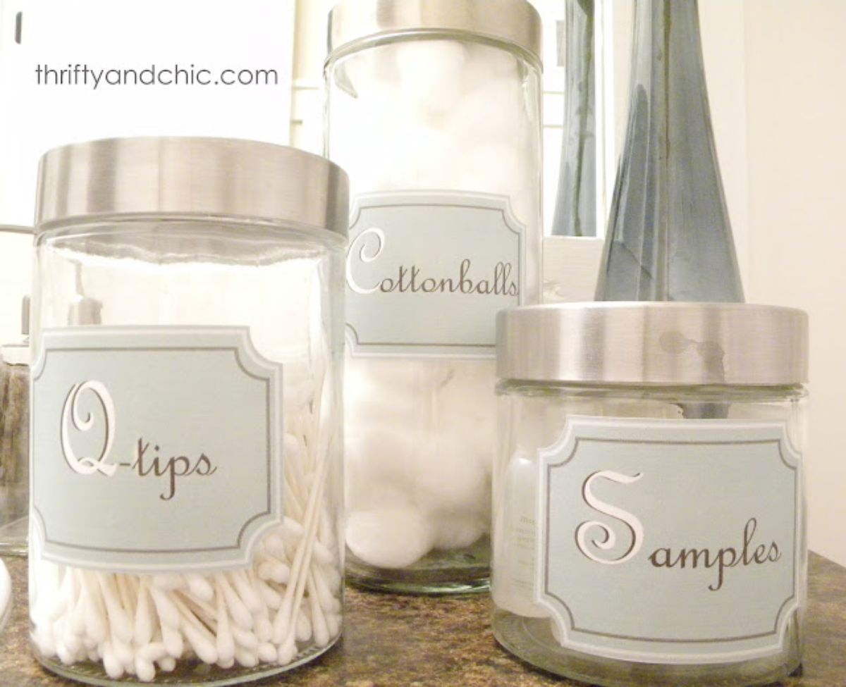 Bathroom Container Labels - Free Printables