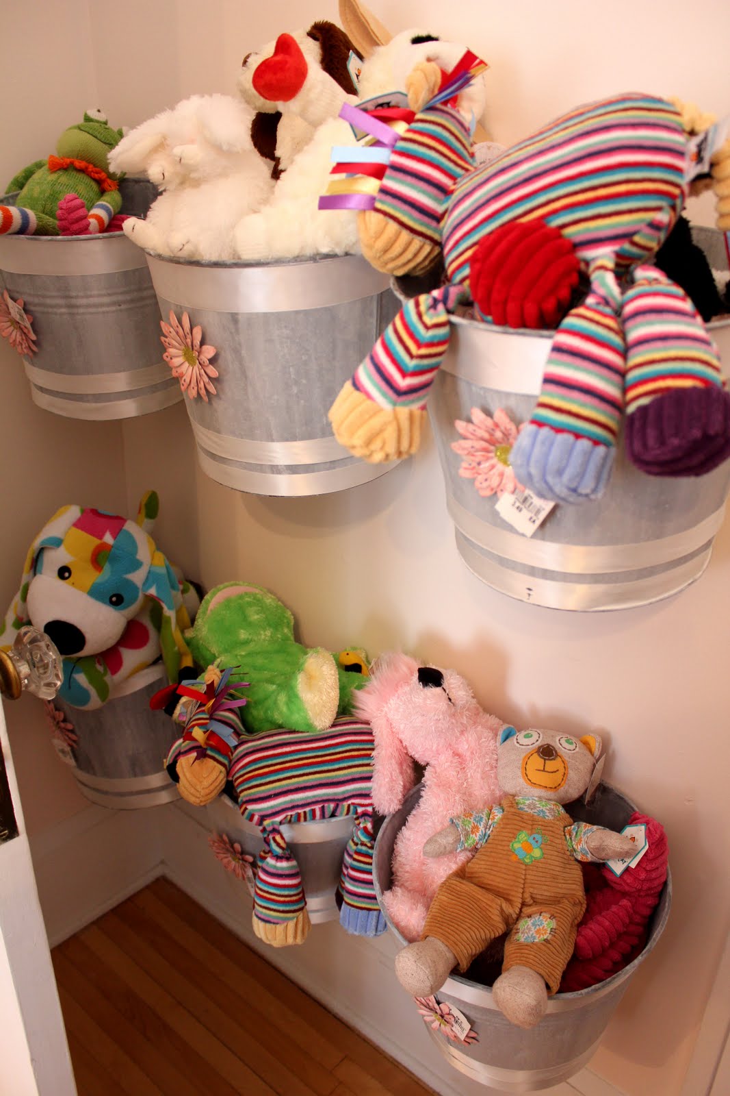Hanging Buckets - 5 Easy Storage and Organization Solutions for Any Kid’s Bedroom