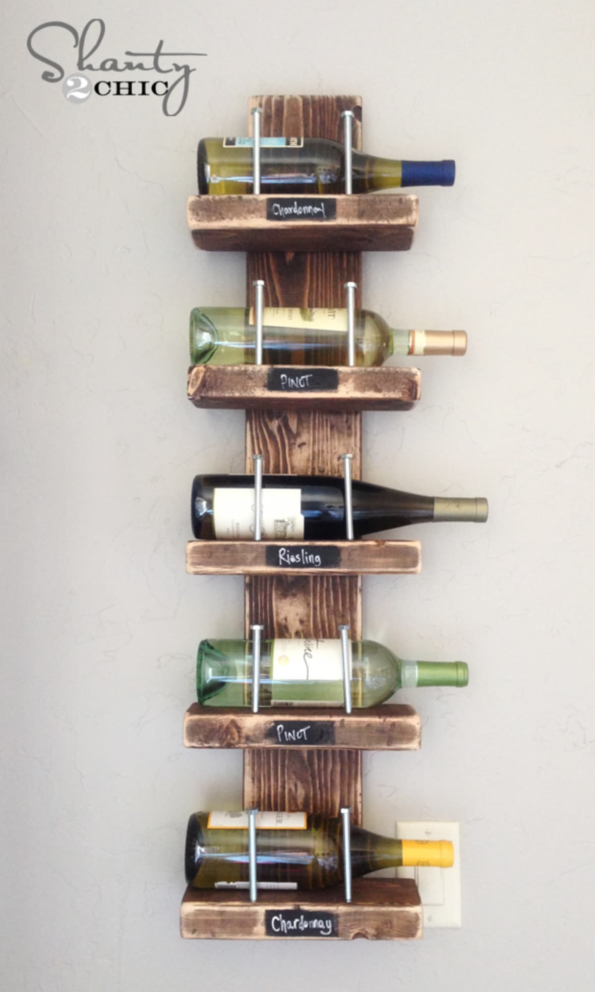 DIY Wine Rack under 15$