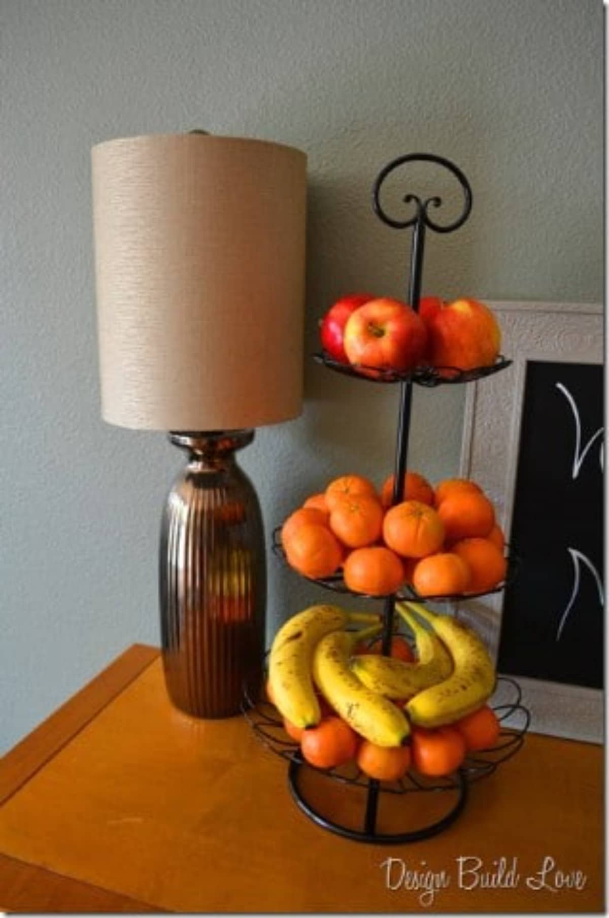 DIY Organize Fruit with a Plant Stand