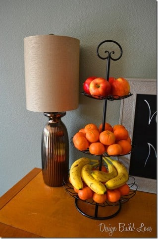 Organize Fruit with a Plant Stand - 60+ Innovative Kitchen Organization and Storage DIY Projects