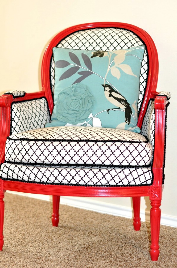Vintage chairs modern makeover - Top 60 Furniture Makeover DIY Projects and Negotiation Secrets