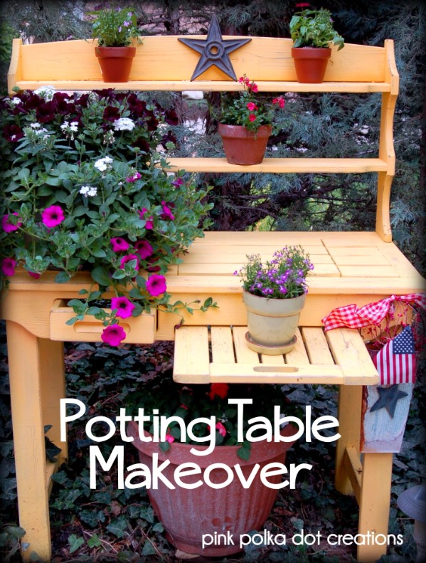 Potting Table Makeover - Top 60 Furniture Makeover DIY Projects and Negotiation Secrets
