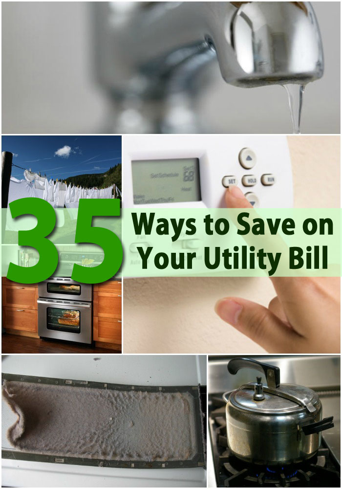 Energy Saving Tips - 35 Ways to Save on Your Utility Bill