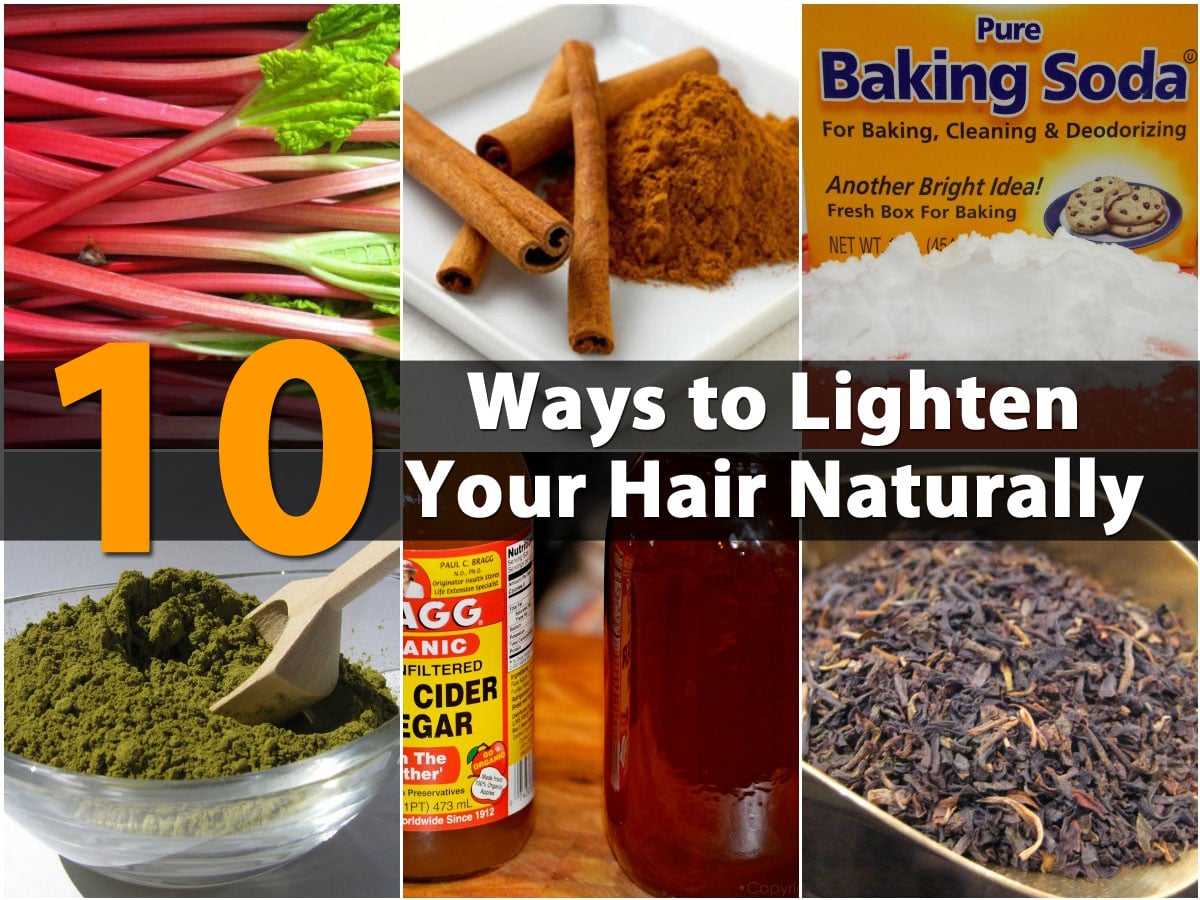10 Ways to Lighten your Hair Naturally [Homemade Recipes] - DIY & Crafts