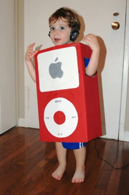 iPod - 60 Fun and Easy DIY Halloween Costumes Your Kids Will Love