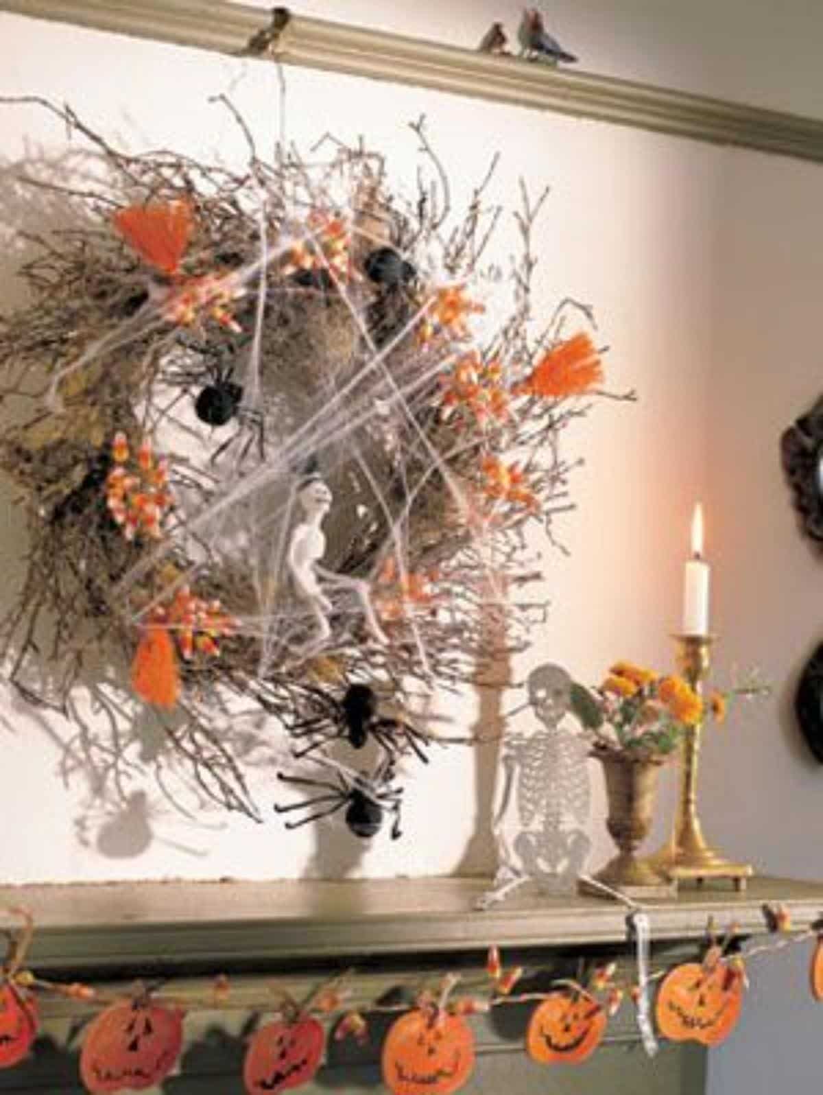 DIY Halloween Wreath