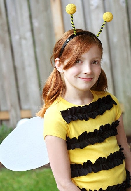 Easy Bumble Bee - 60 Fun and Easy DIY Halloween Costumes Your Kids Will Love