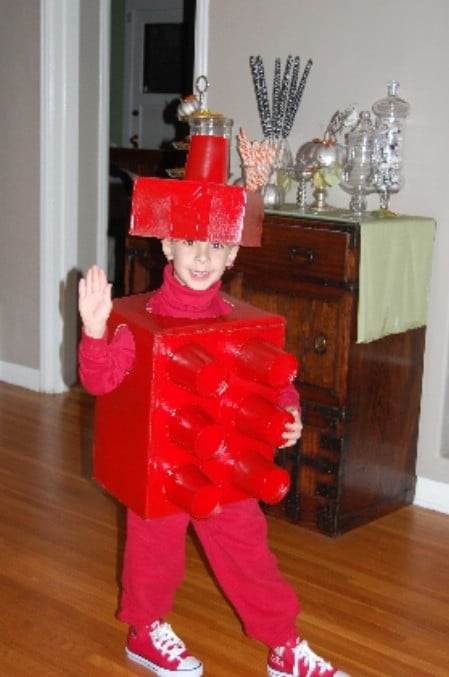 Lego Man - 60 Fun and Easy DIY Halloween Costumes Your Kids Will Love