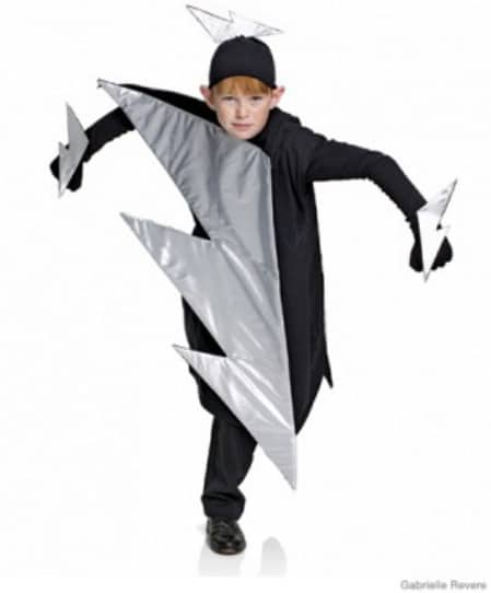 Lightning Bolt - 60 Fun and Easy DIY Halloween Costumes Your Kids Will Love