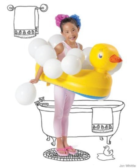 Bubble Bath - 60 Fun and Easy DIY Halloween Costumes Your Kids Will Love