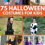 Halloween costumes for kids collage