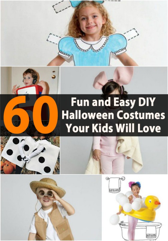 60 Fun and Easy DIY Halloween Costumes Your Kids Will Love - DIY & Crafts