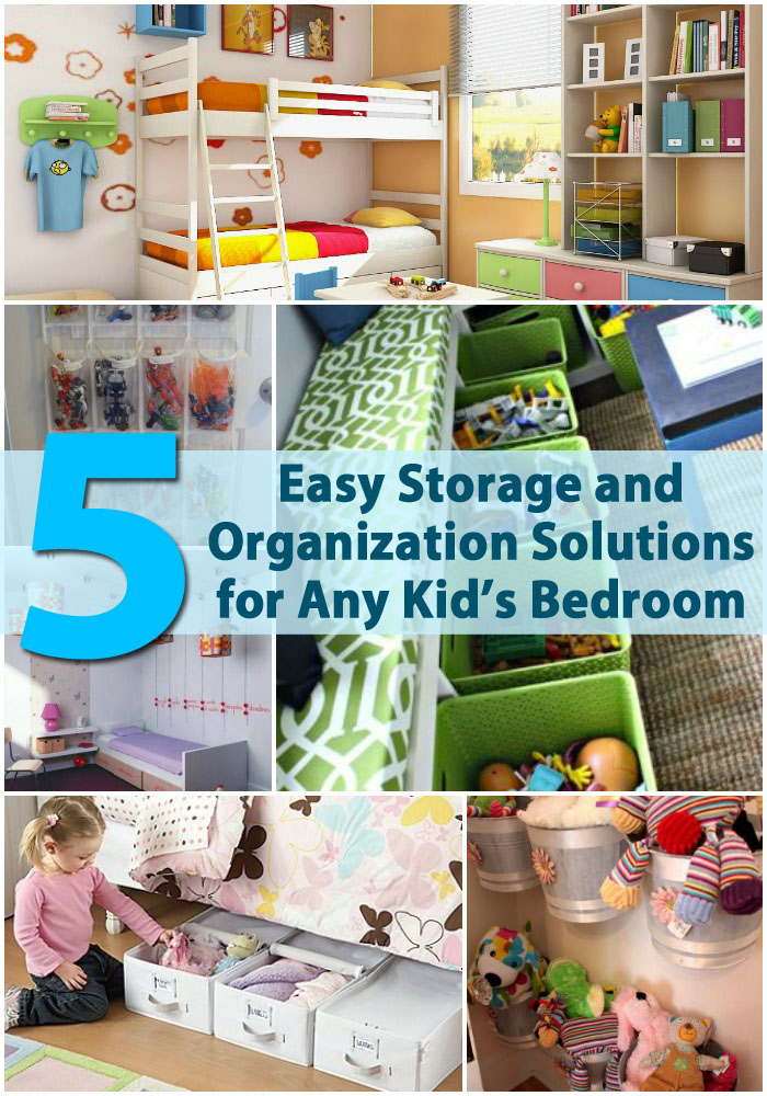 5 Easy Storage and Organization Solutions for Any Kid’s Bedroom
