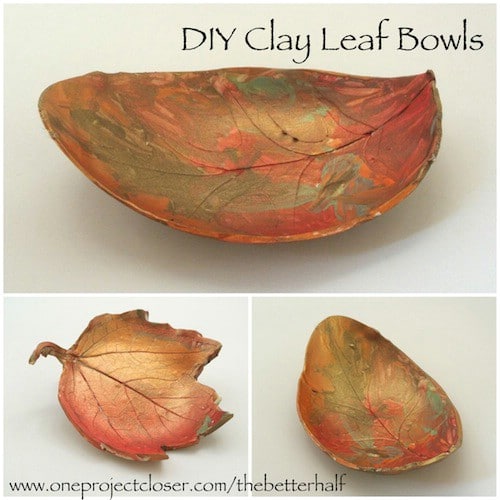 Autumn Leaf Bowls - 15 Fabulous Fall Leaf Crafts for Kids