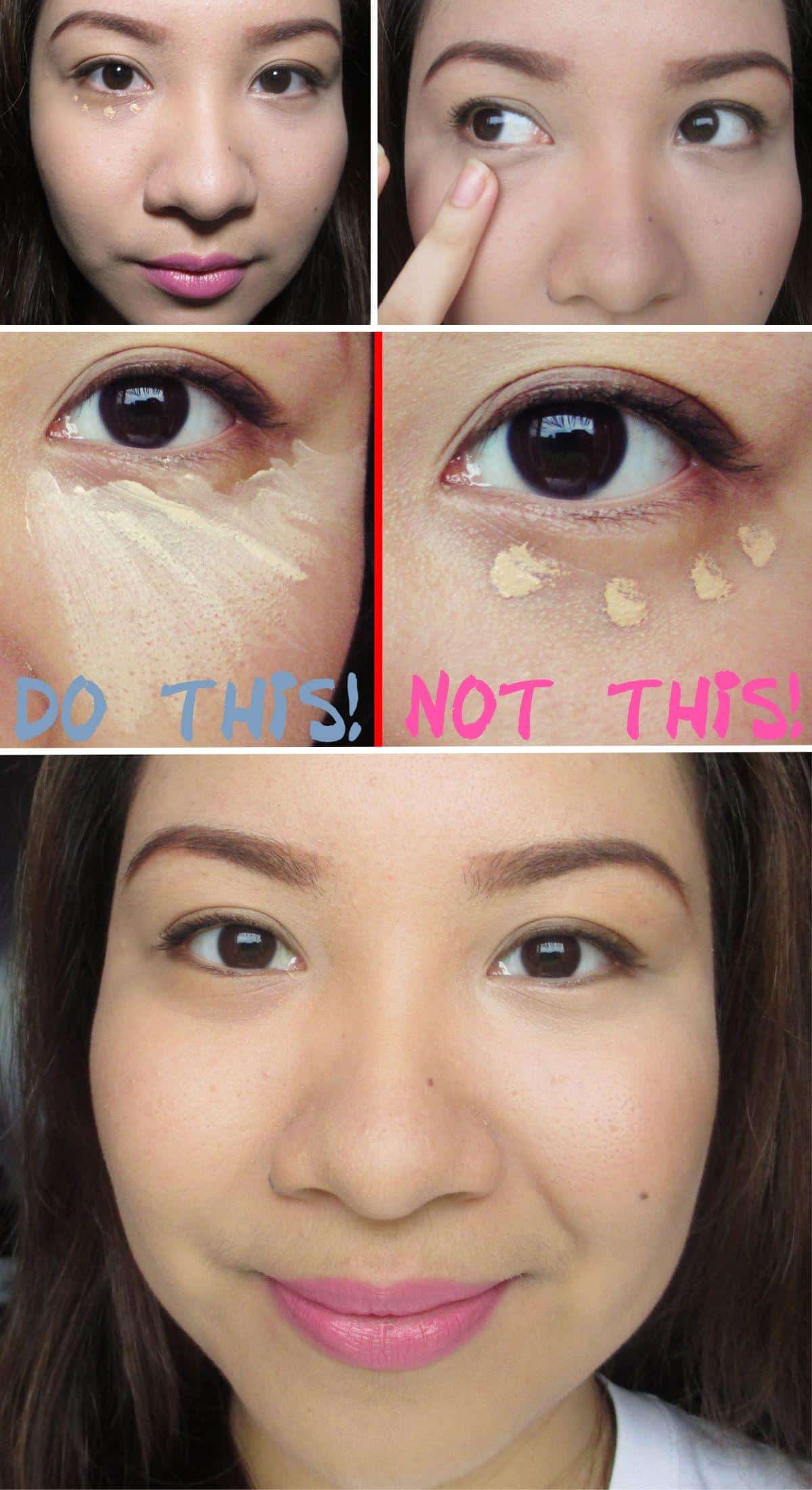 How to Apply Concealer in a Triangle Shape.