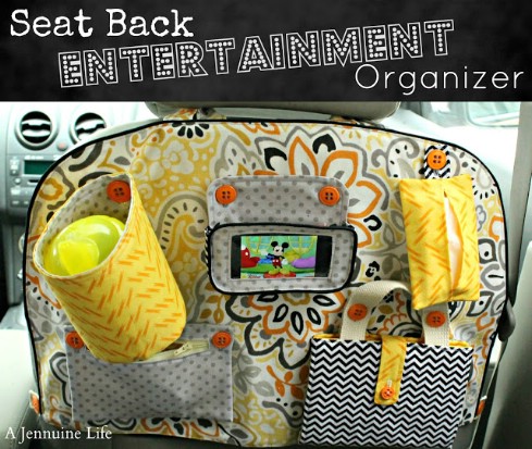 Get an Entertainment Organizer - 20 Easy DIY Ideas and Tips for a Perfectly Organized Car