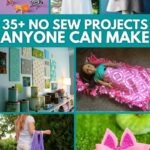No sew projects collage