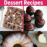 One bowl dessert recipes collage