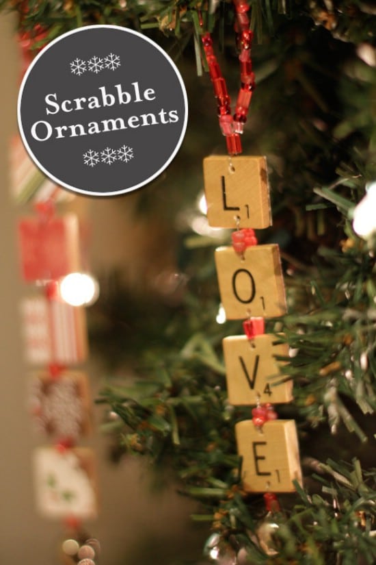 Scrabble Ornaments