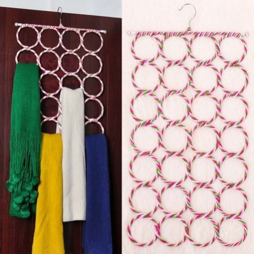 Scarf Holders - 20 Creative Ways to Organize and Decorate with Hangers