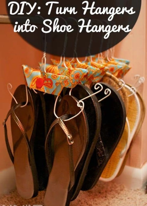 Shoe Hangers - 20 Creative Ways to Organize and Decorate with Hangers