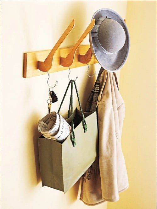 Wooden Hanger Coat Rack - 20 Creative Ways to Organize and Decorate with Hangers